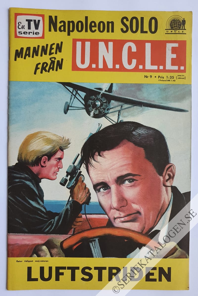 Framsida på En TV-serie - Mannen från U.N.C.L.E.* Luftstriden (1968)