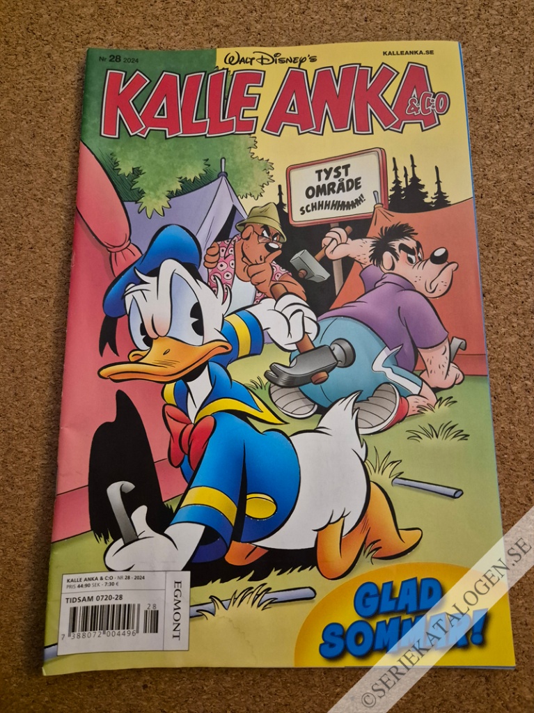Framsida på Kalle Anka & C:o #28 (2024)