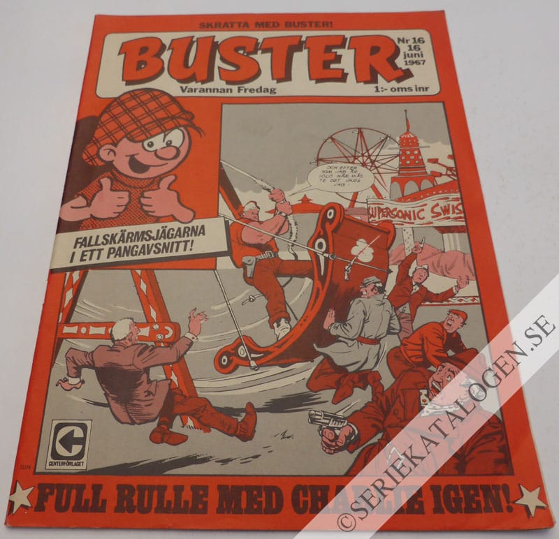 Framsida på Buster #16 (1967)