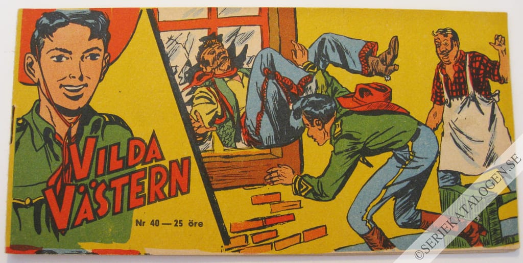 Framsida på Vilda Västern #40 (1956)