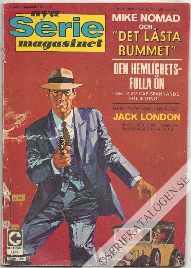 Framsida på Seriemagasinet #6 (1969)