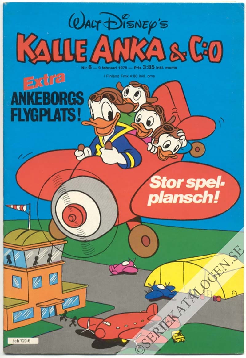 Framsida på Kalle Anka & C:o #6 (1978)