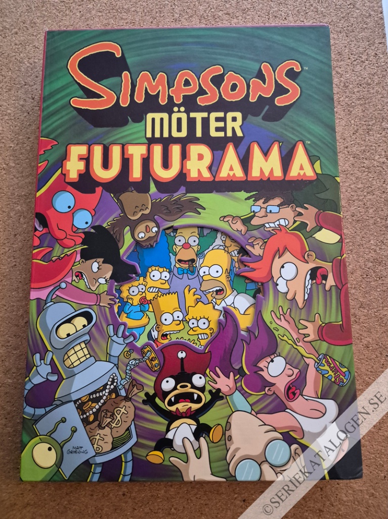 Framsida på Simpsons möter Futurama # (2010)