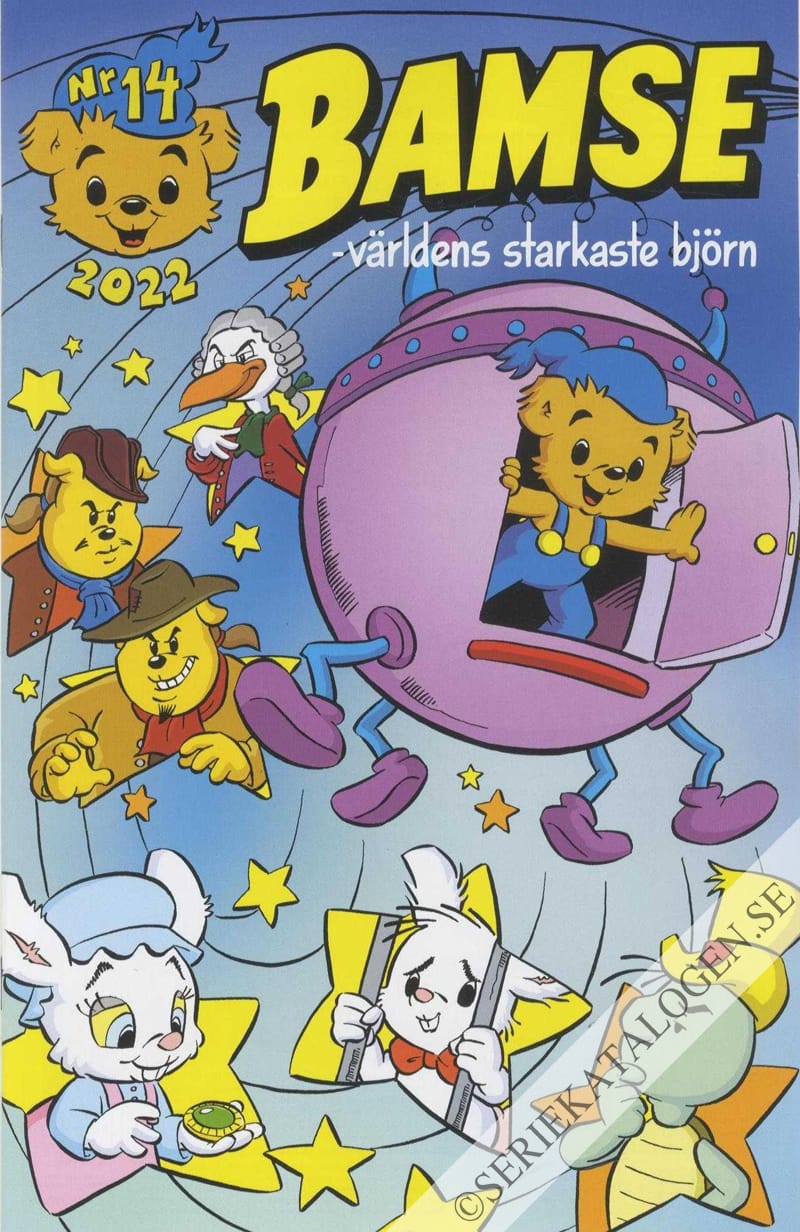 Framsida på Bamse #14 (2022)