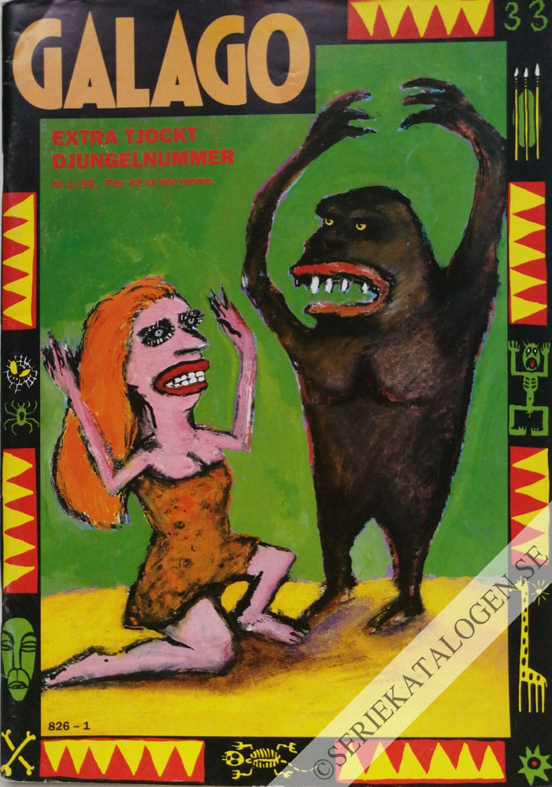 Framsida på Galago #1 (1992)