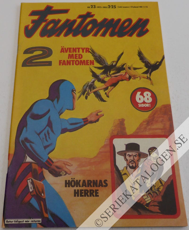 Framsida på Fantomen #23 (1973)