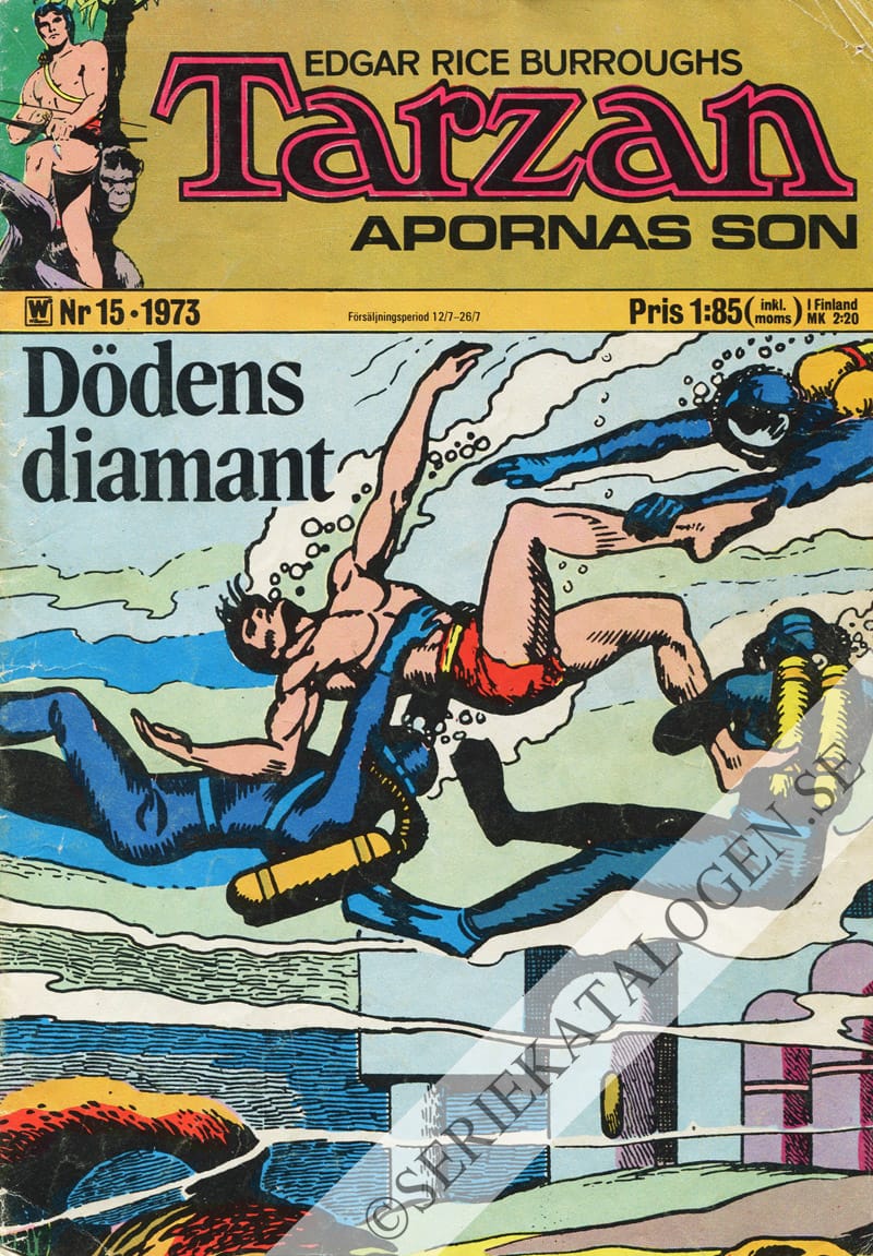 Framsida på Tarzan #15 (1973)
