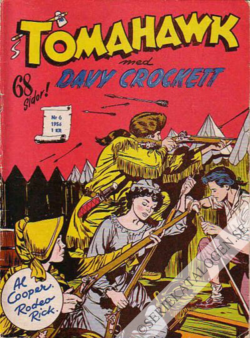Framsida på Tomahawk #6 (1956)