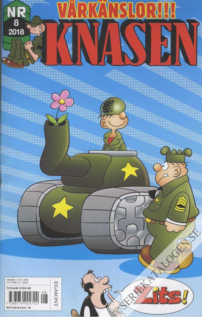 Framsida på Knasen #8 (2018)