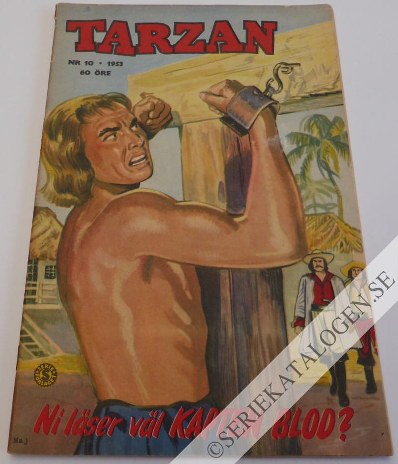 Framsida på Tarzan #10 (1953)