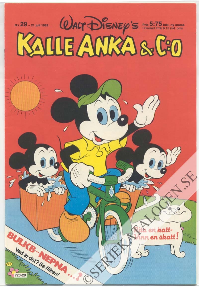 Framsida på Kalle Anka & C:o #29 (1982)