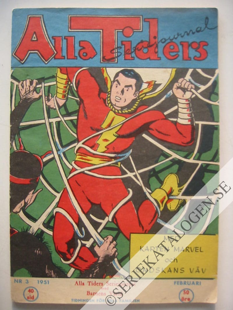 Framsida på Alla tiders seriejournal #3 (1951)