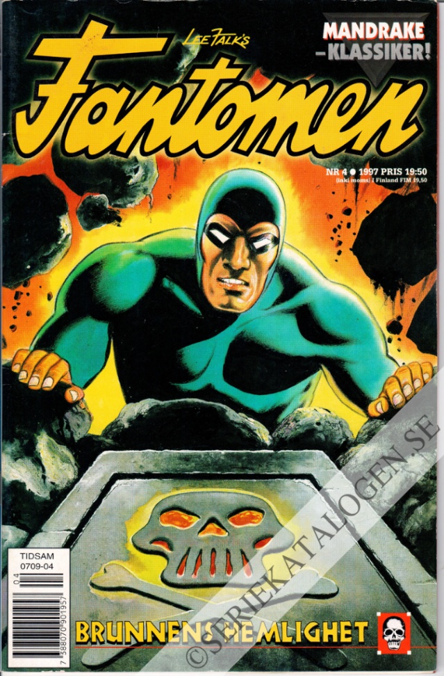 Framsida på Fantomen #4 (1997)