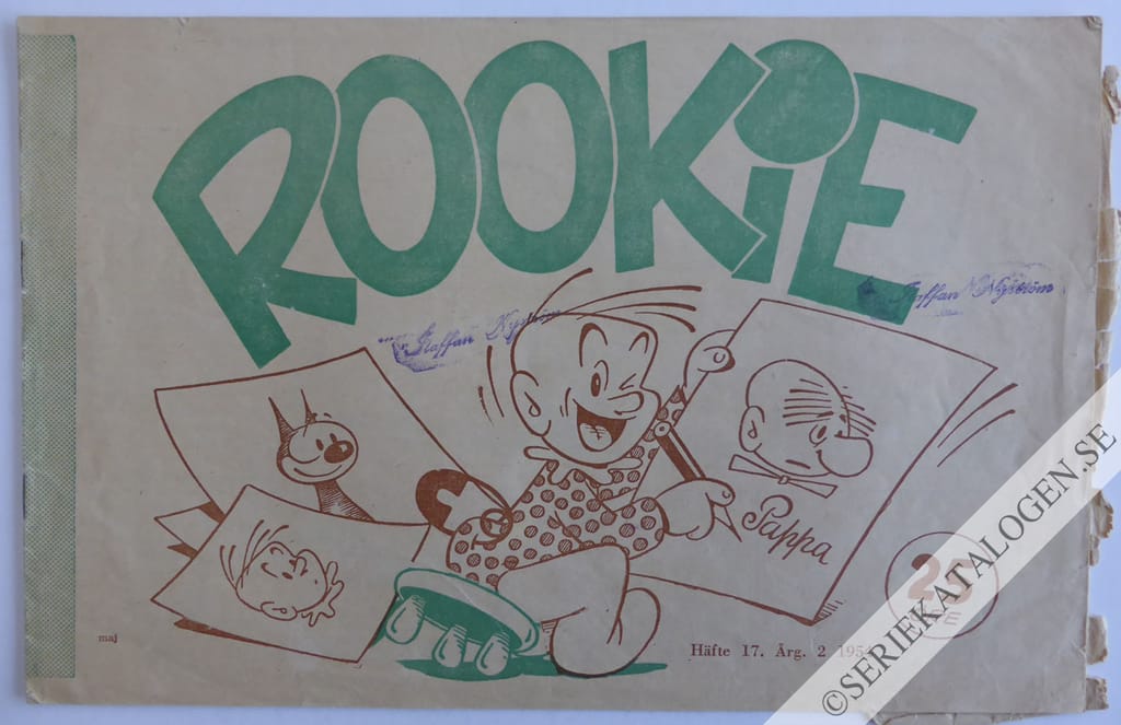 Framsida på Rookie #17 (1954)
