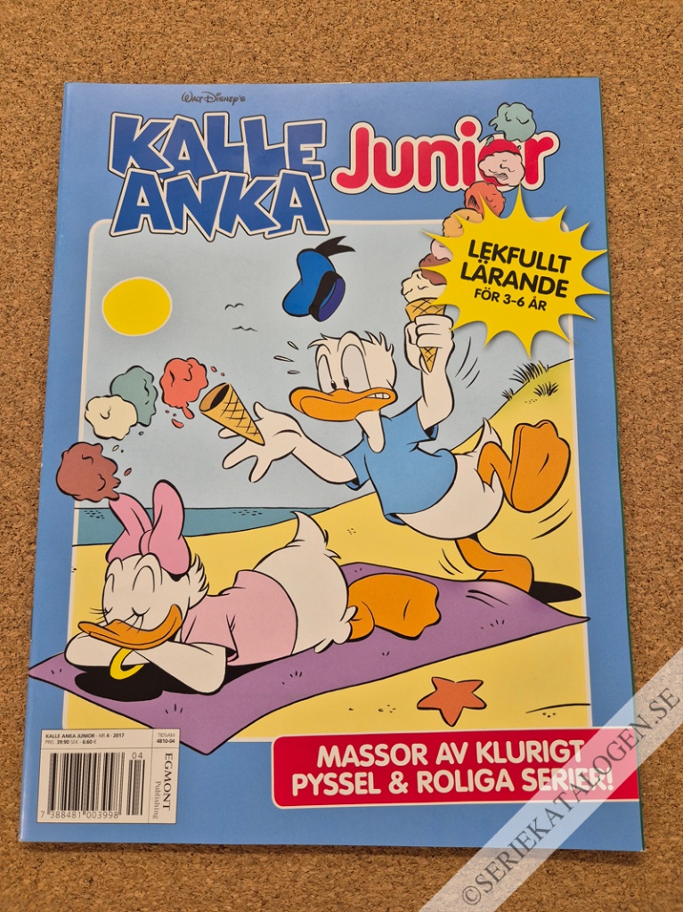 Framsida på Kalle Anka junior #4 (2017)