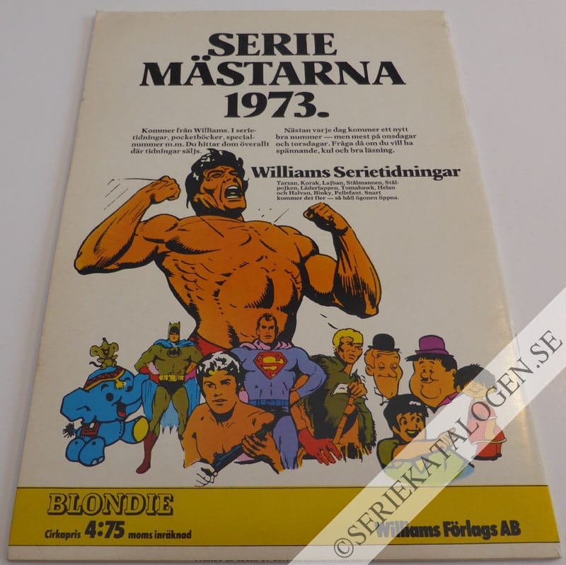 Baksida på Stort julalbum (1973)