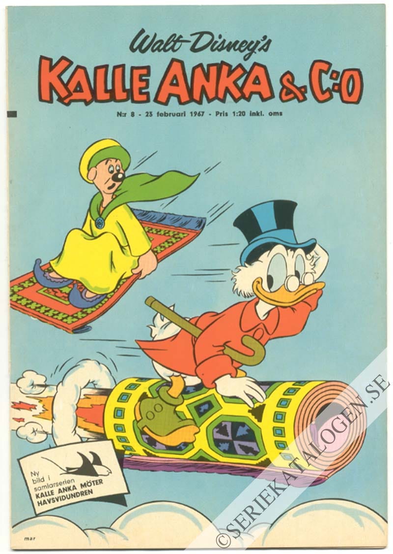 Framsida på Kalle Anka & C:o #8 (1967)