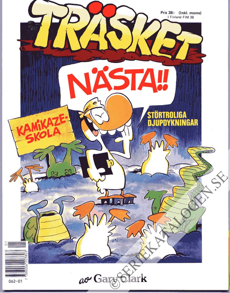 Framsida på Träsket Störtroliga djupdykningar (1991)