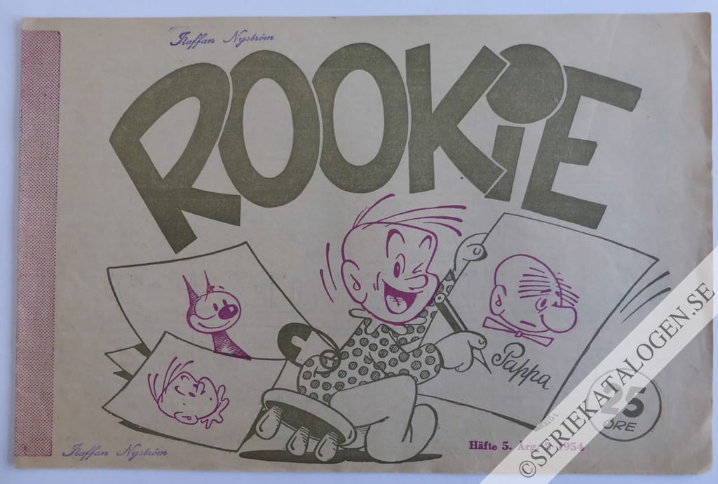 Framsida på Rookie #5 (1954)