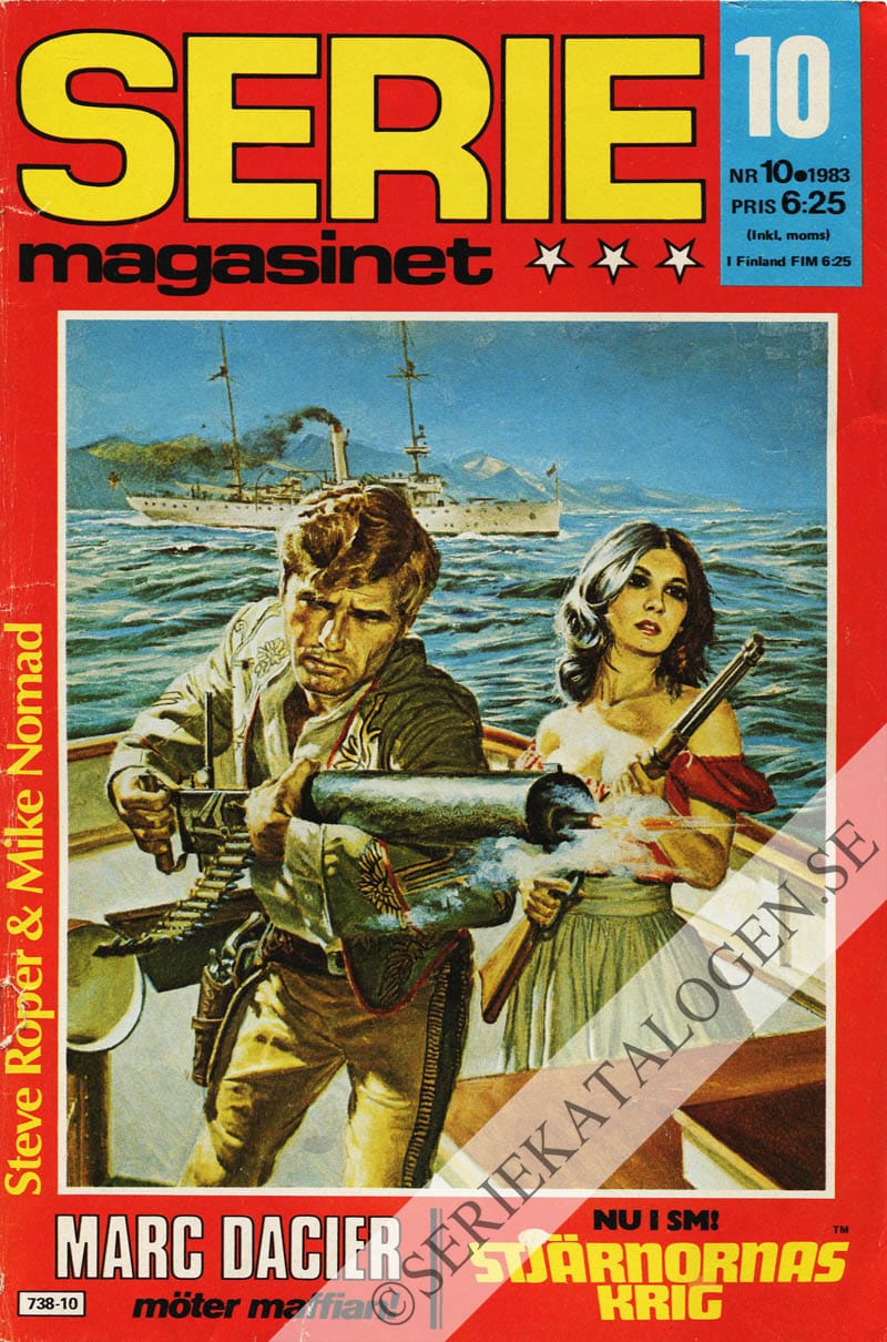 Framsida på Seriemagasinet #10 (1983)