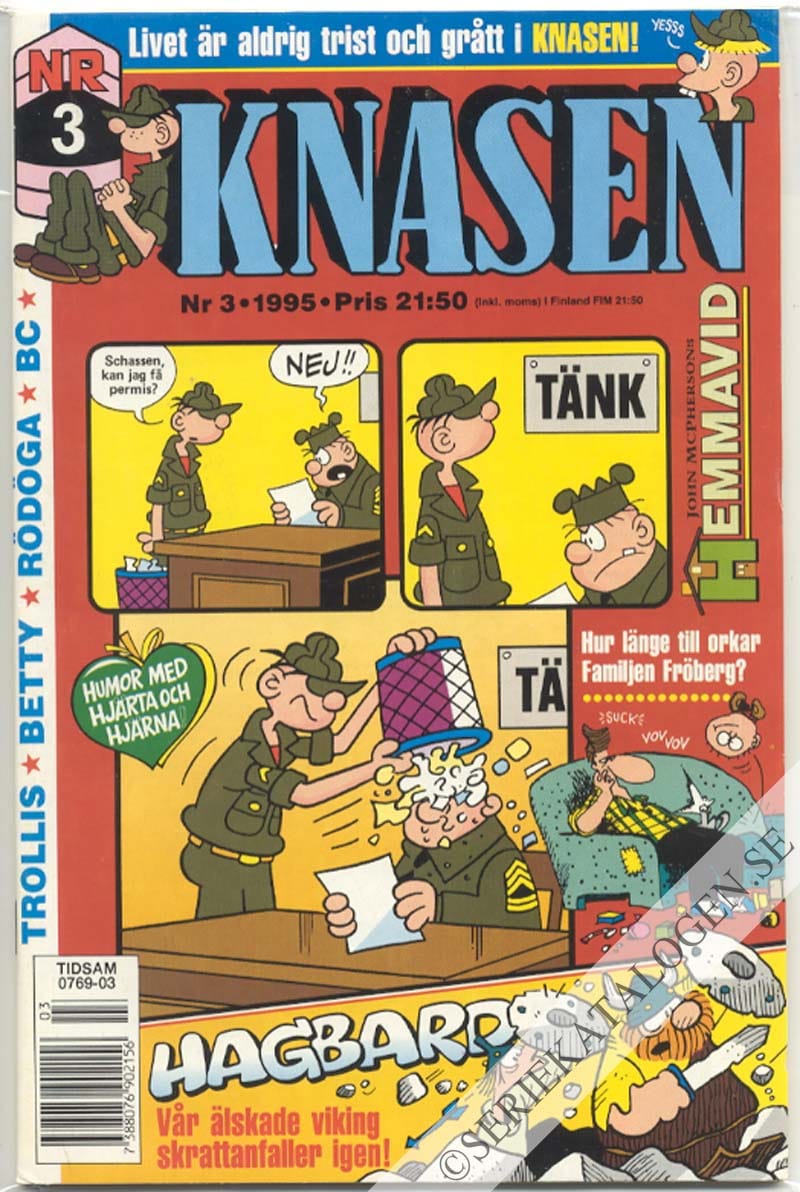 Framsida på Knasen #3 (1995)