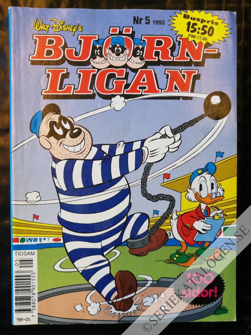 Framsida på Björnligan #5 (1992)