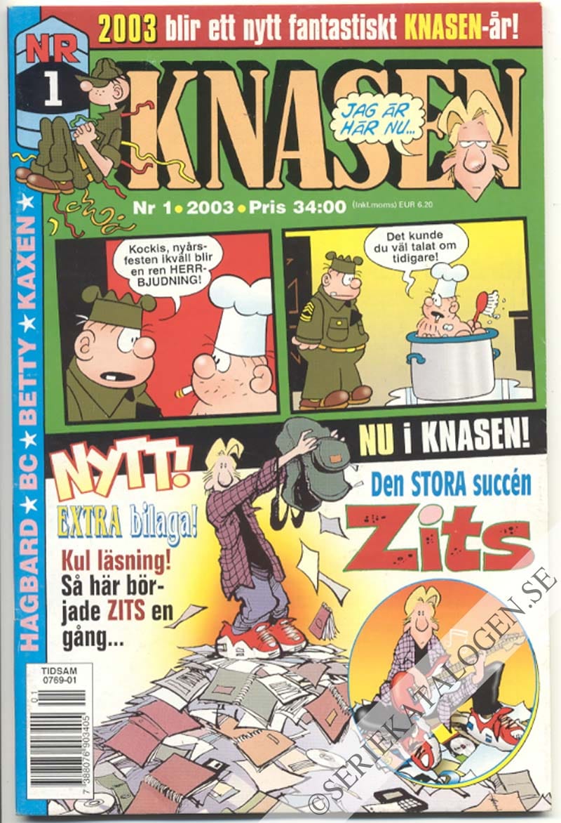 Framsida på Knasen #1 (2003)