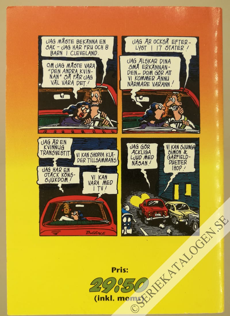 Baksida på Ernie fikar efter kaffe! (1992)
