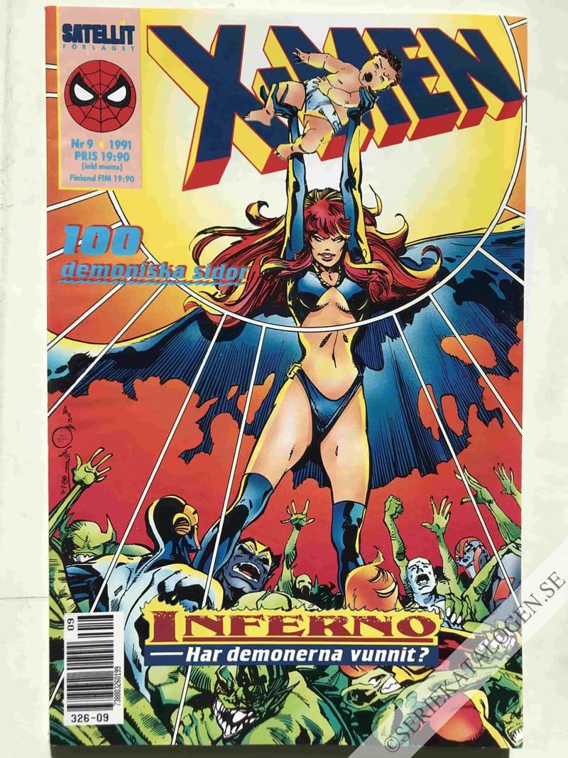 Framsida på X-Men #9 (1991)