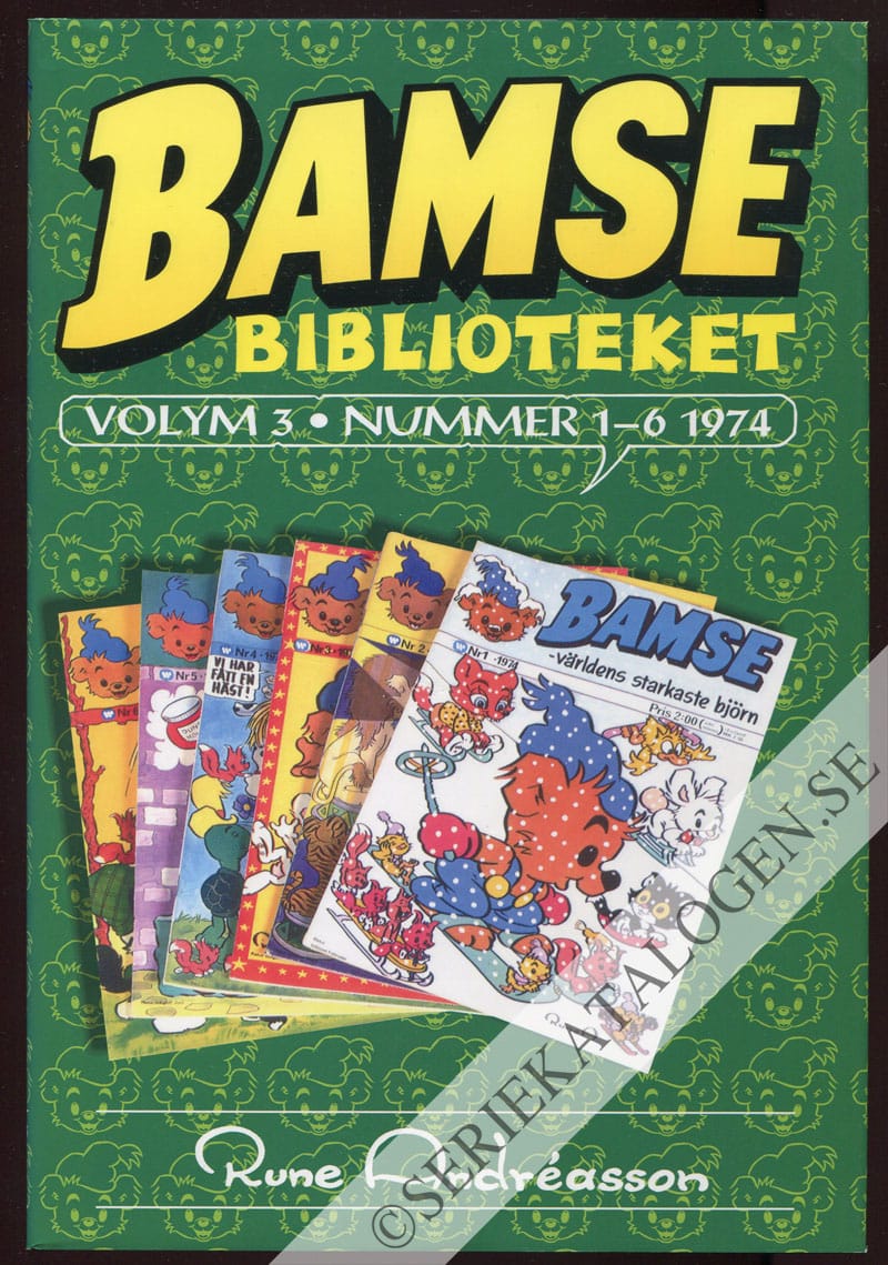 Framsida på Bamsebiblioteket #3 (2001)