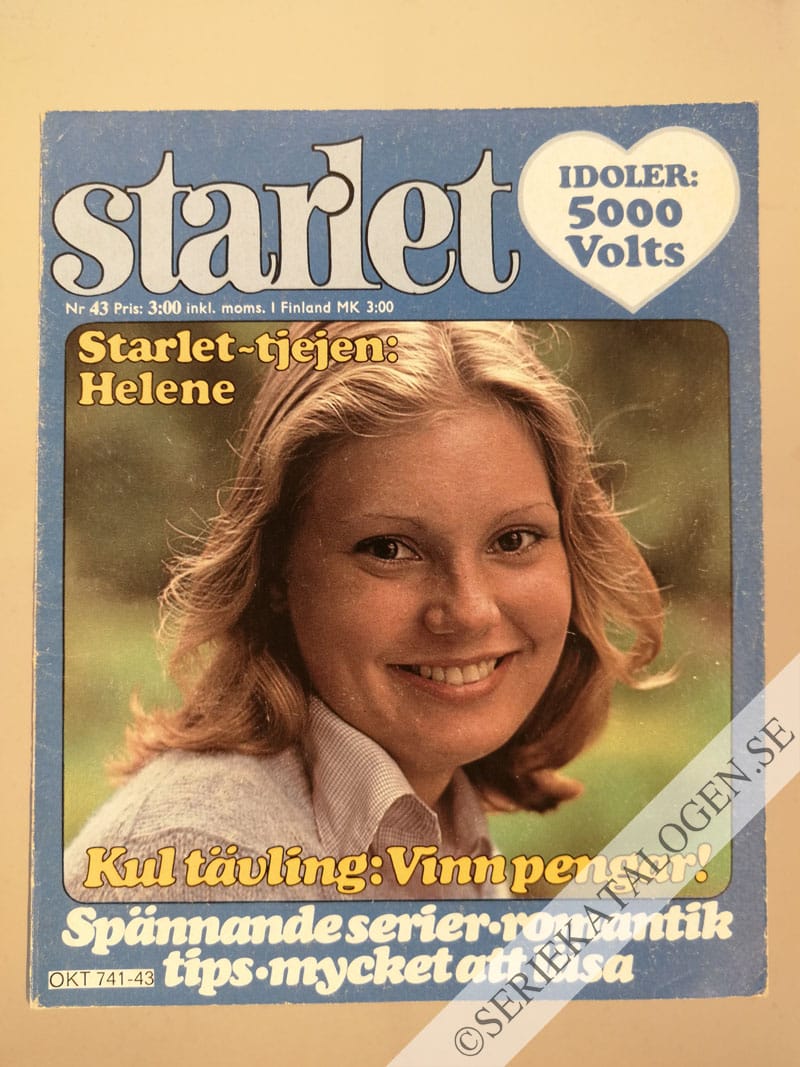 Framsida på Starlet #43 (1977)