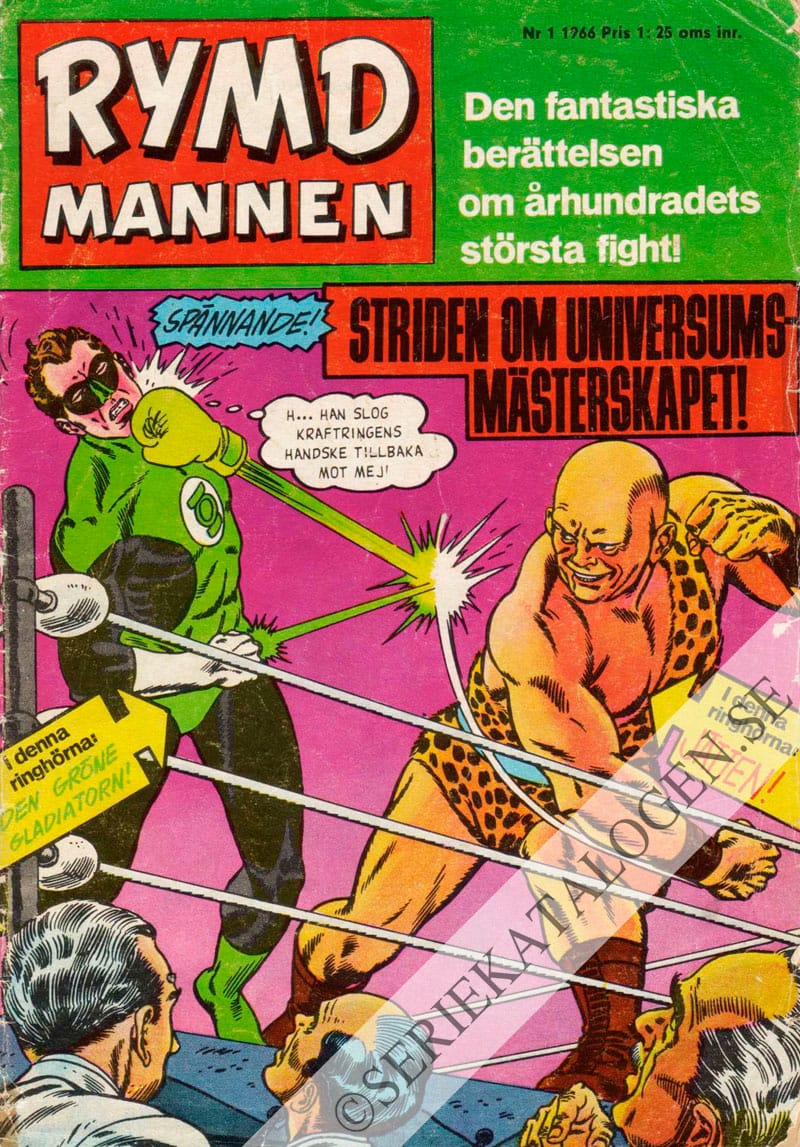 Framsida på Rymdmannen #1 (1966)