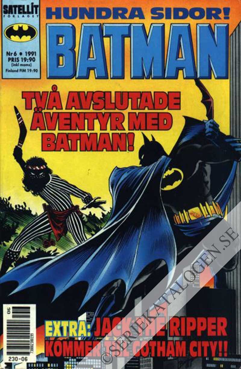 Framsida på Batman #6 (1991)