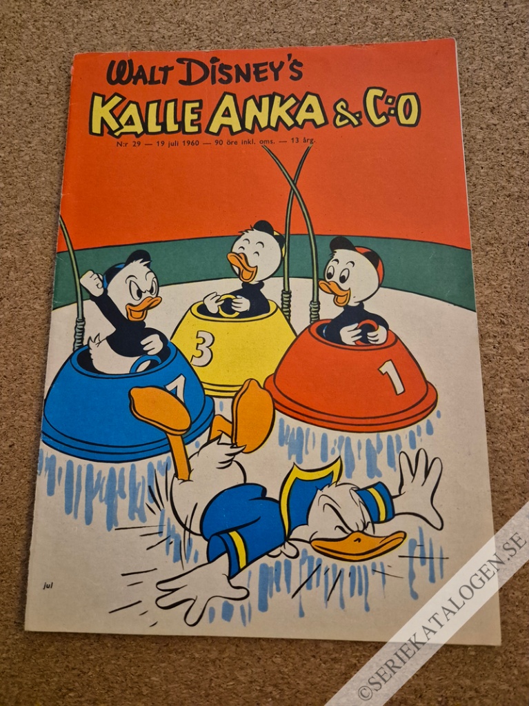 Framsida på Kalle Anka & C:o #29 (1960)