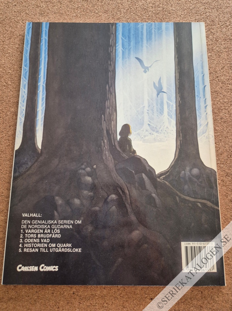 Baksida på Resan till Utgårdsloke (1991)