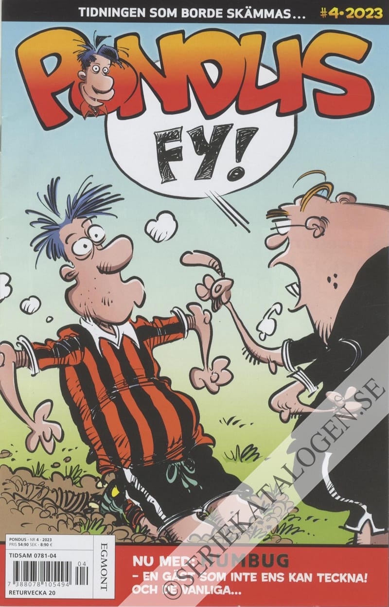 Framsida på Pondus #4 (2023)