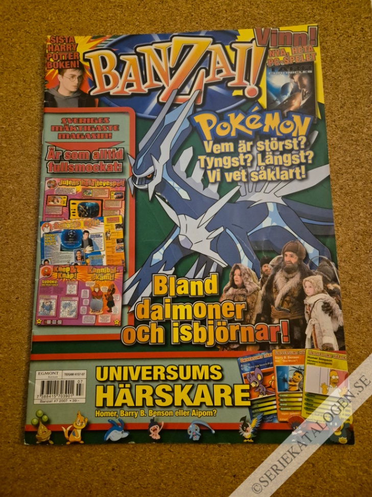 Framsida på Banzai! #7 (2007)
