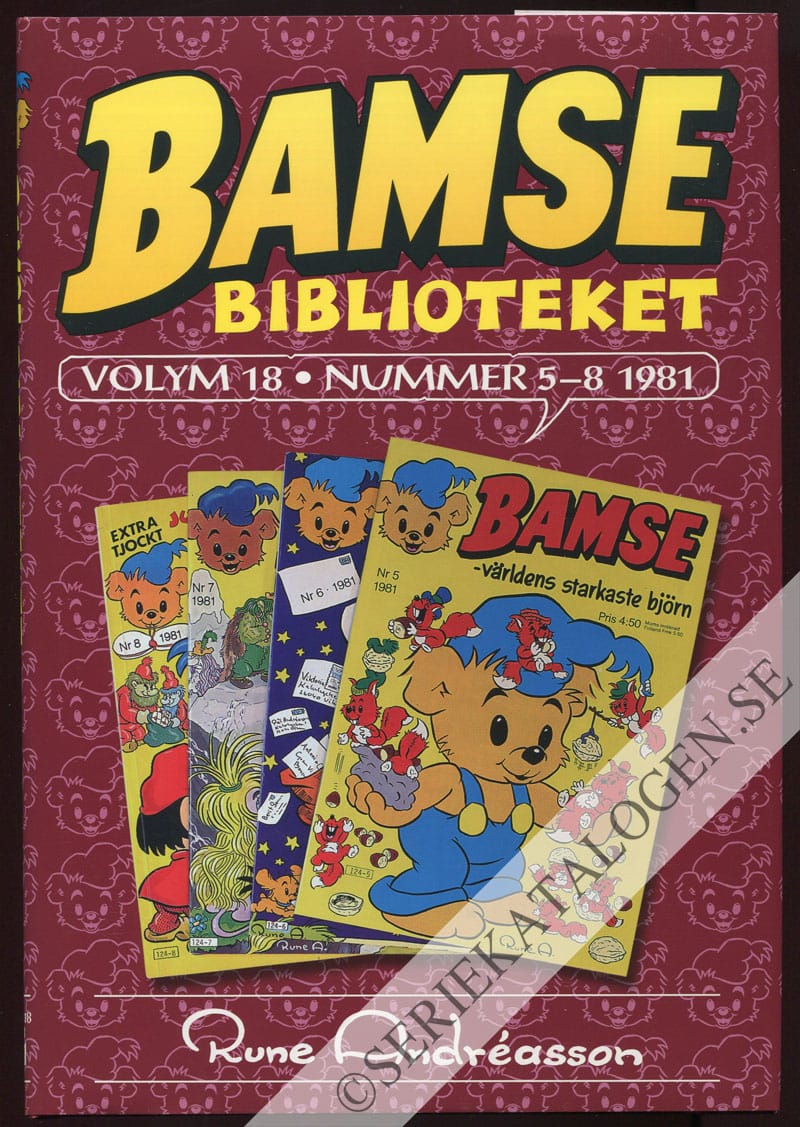 Framsida på Bamsebiblioteket #18 (2005)