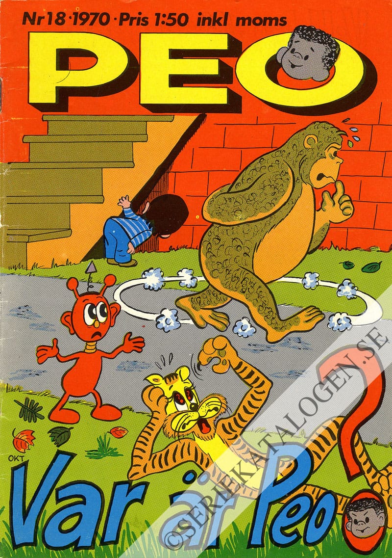 Framsida på Peo #18 (1970)