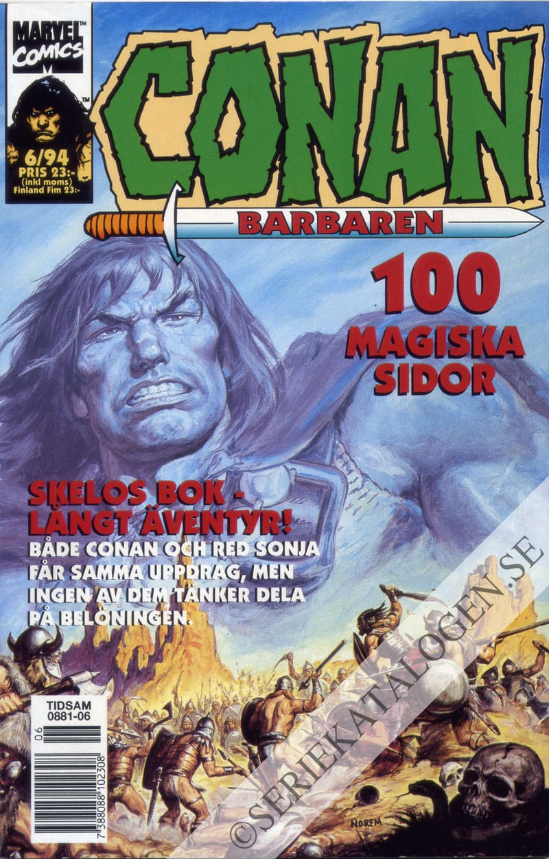 Framsida på Conan barbaren #6 (1994)
