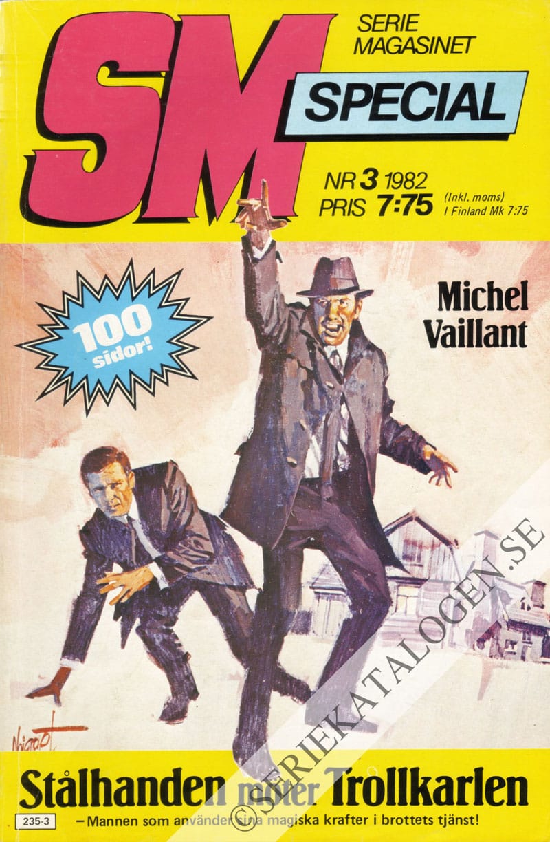 Framsida på Seriemagasinet specialalbum #3 (1982)