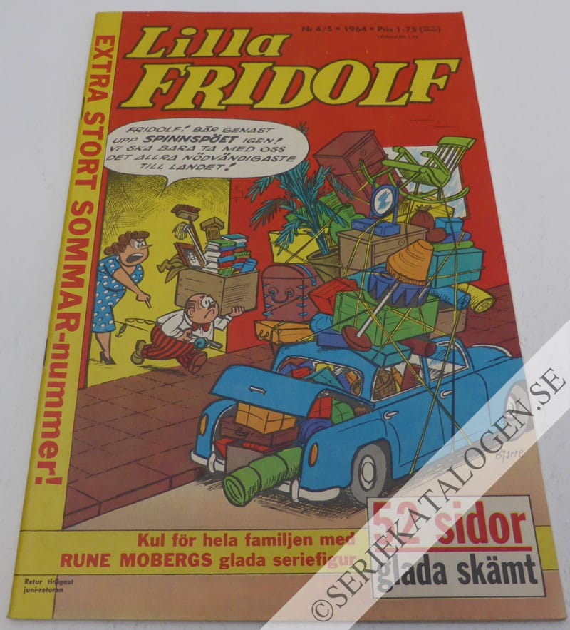 Framsida på Lilla Fridolf #4-5 (1964)