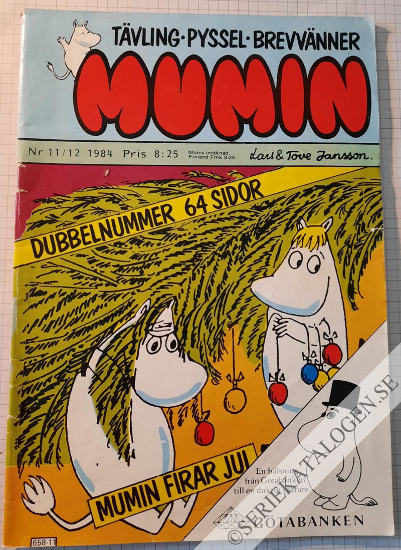 Framsida på Mumin #11-12 (1984) (variant)