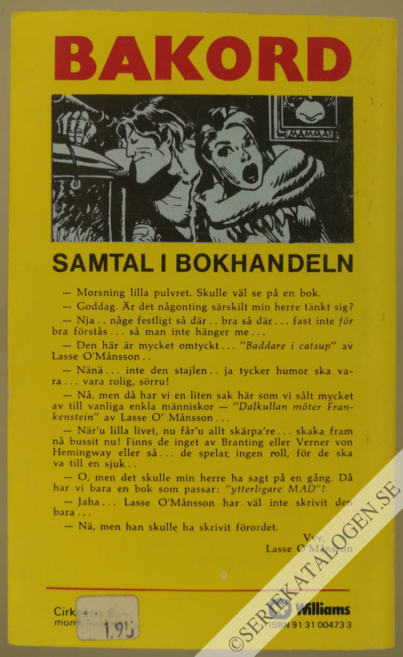 Baksida på Ytterligare MAD (1975)