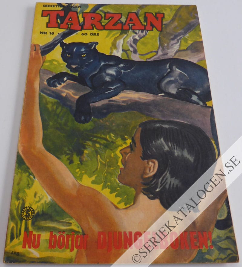 Framsida på Tarzan #16 (1952)