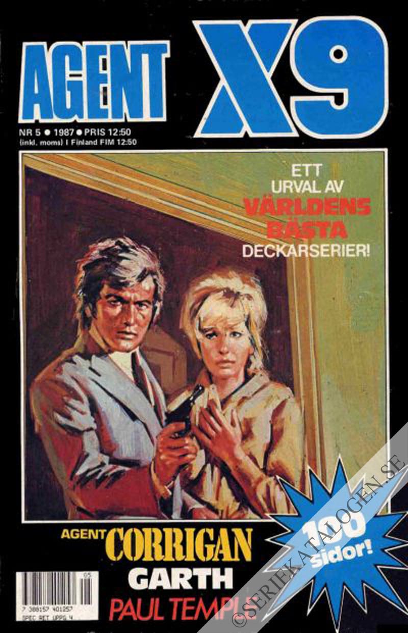 Framsida på Agent X9 #5 (1987)