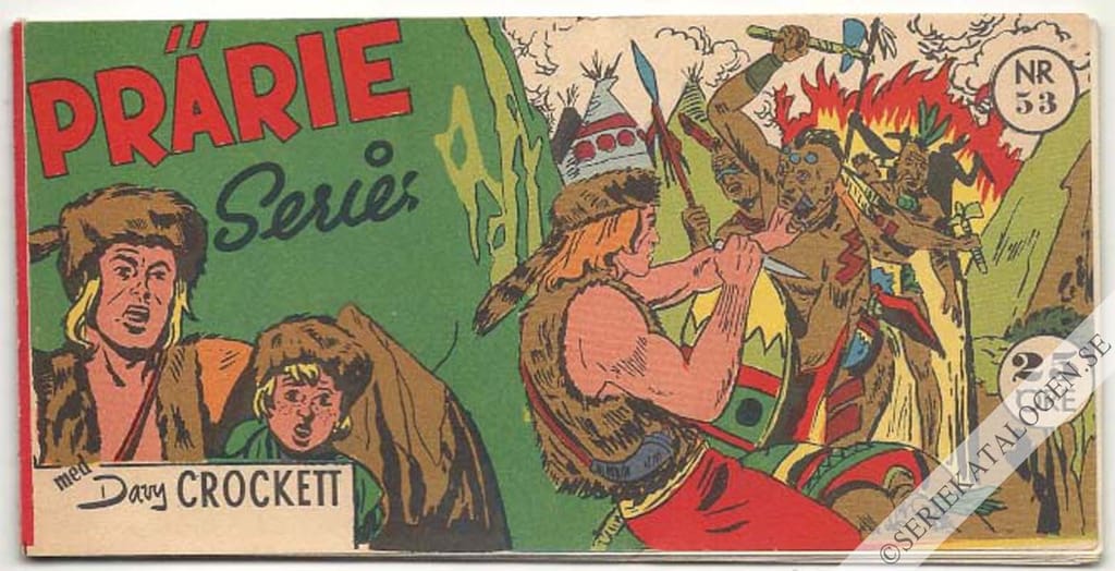 Framsida på Prärie-serier #53 (1957)