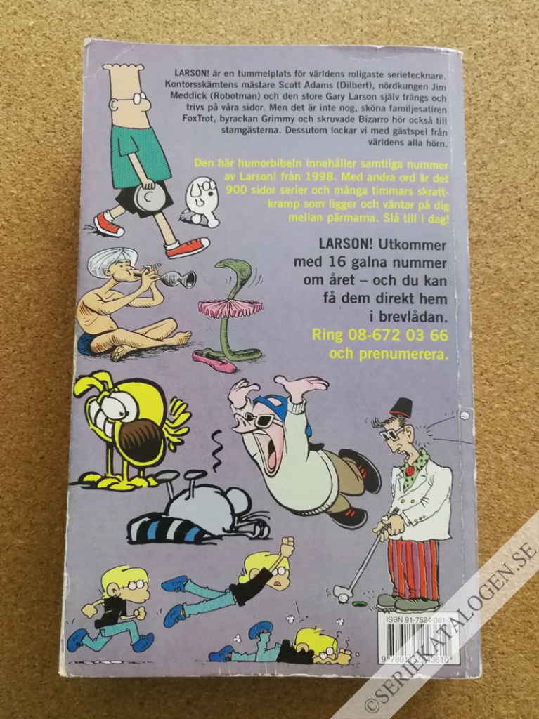 Baksida på Årgång 1998 (1999)