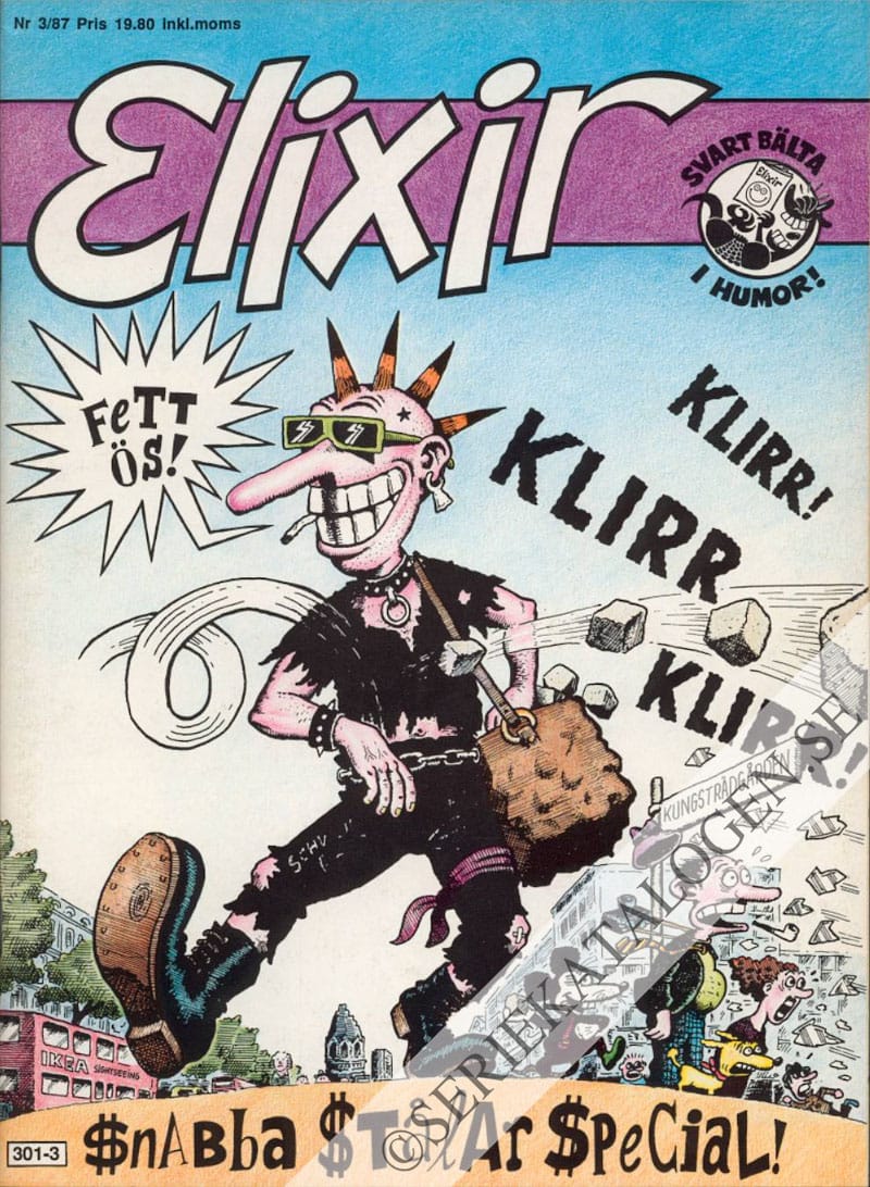 Framsida på Elixir #3 (1987)
