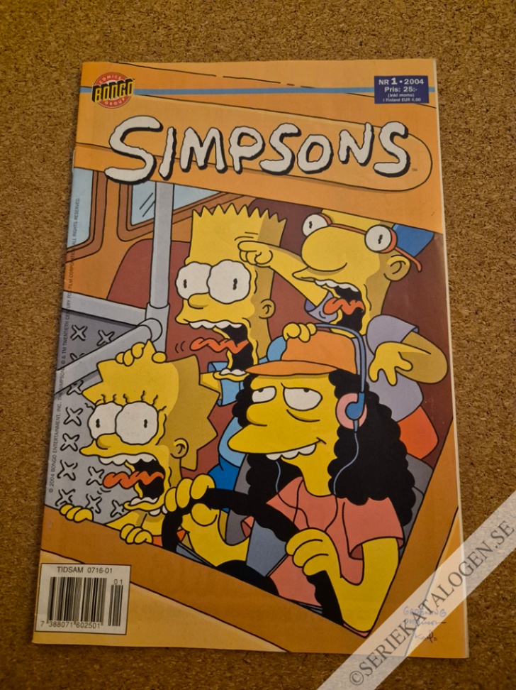 Framsida på Simpsons #1 (2004)